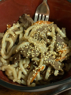 A picture of Beef Bulgogi Udon Stir Fry.