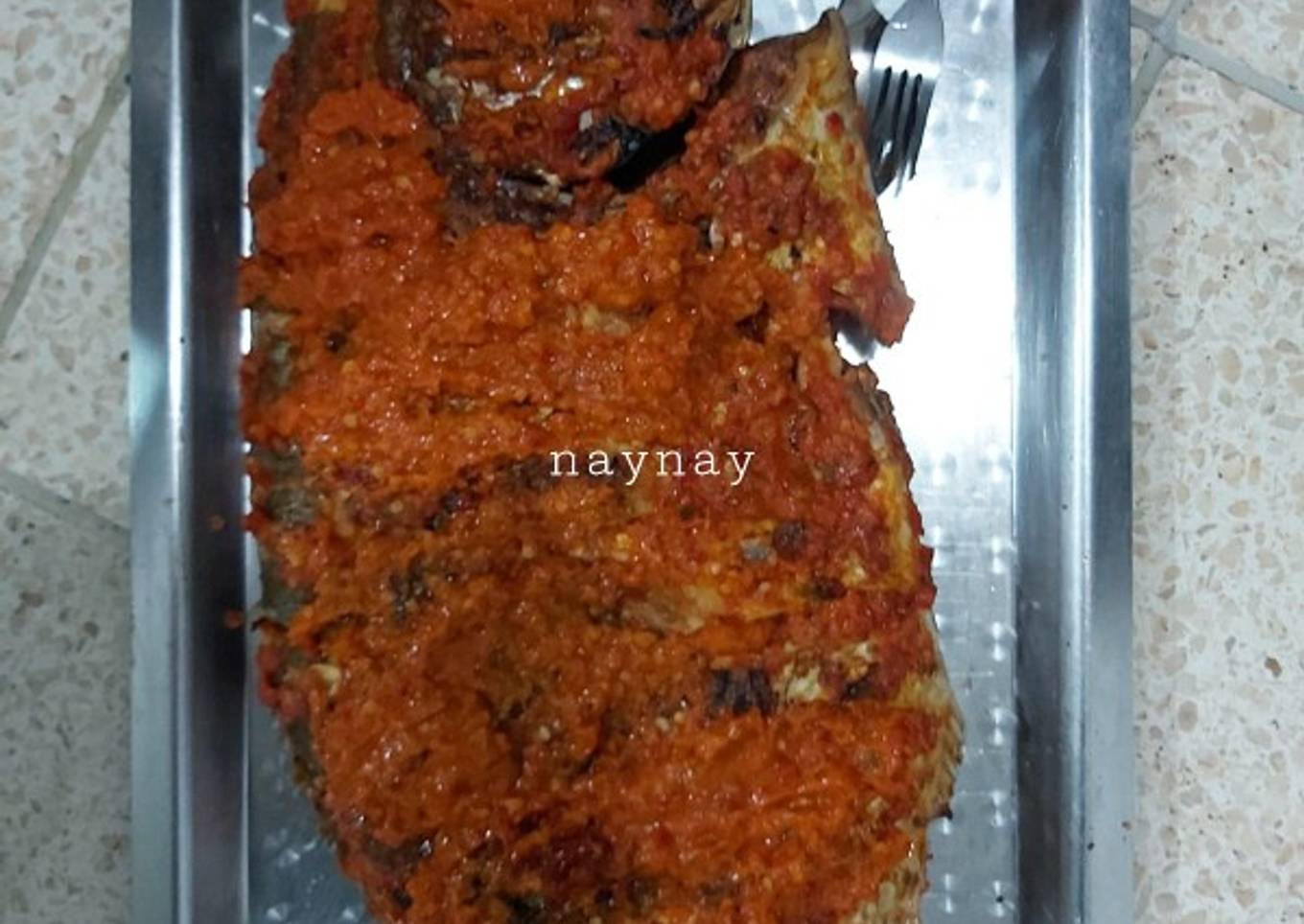 Ikan Putih Bakar Bumbu Merah Manis Pedas (berat 3kg)