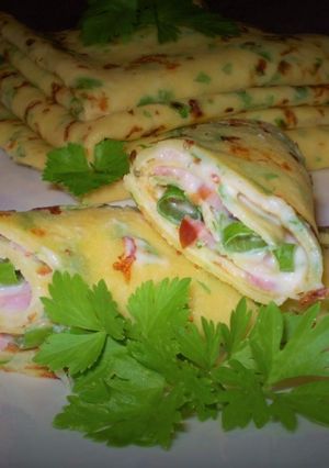Sós palacsinta recept fotója