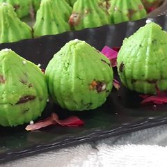 Stuffing Masala Paan Modak A picture of Stuffing Masala Paan Modak.