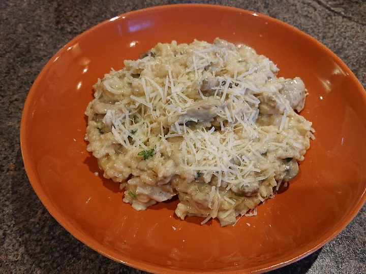 Easy Steps to Prepare Chicken and Mushroom Risotto the So Delicious So Delicious