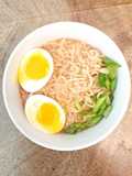 Simple Beef Ramen with Soft Boiled Egg