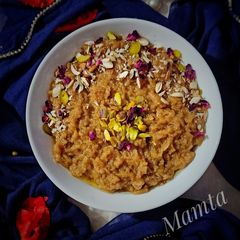 A picture of Rajgira halwa.