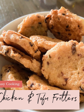 Anti Ribet, Bikin Easy Cooking: Chicken &amp; Tofu Fritters (Perkedel Ayam &amp; Tahu) Sederhana Dan Enak