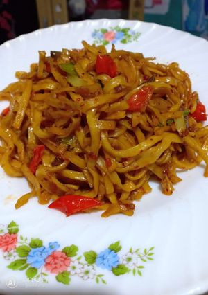Foto resep Mie Gepeng Goreng Smp