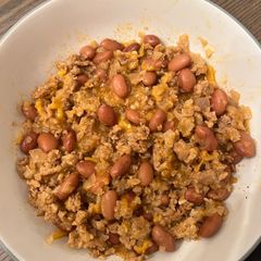 A picture of Ground Chicken Cauliflower Rice Bowl.