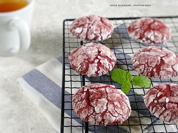 Resep Red Velvet Crinkle Cookies yang Sempurna