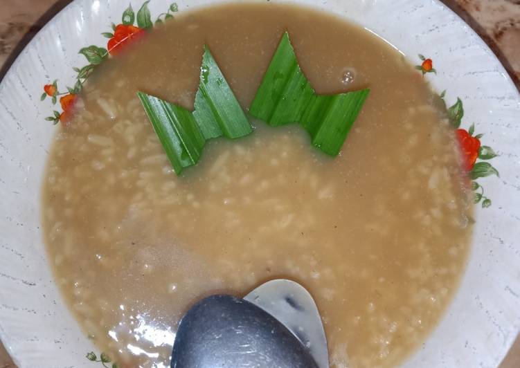 Kolak ketan sederhana