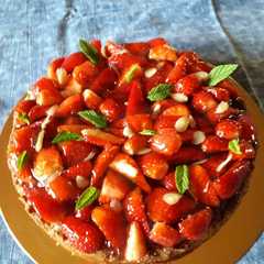 Foto di Torta fragole  & mandorle