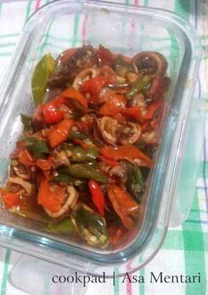 Foto resep Cumi Asin Cabe Ijo Pedas