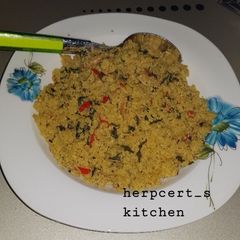 A picture of Vegetables couscous.