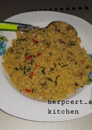 A picture of Vegetables couscous.