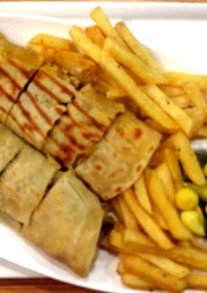 A picture of Chicken Shawarma Sandwiches.