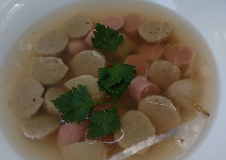 Resep Sup BaSis (bakso sosis) yang Sempurna