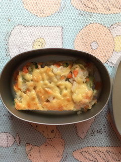 Foto resep Baked Salmon Rice