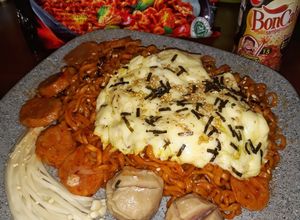 Foto resep Samyang Mozarella