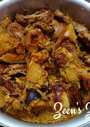 A picture of Middle Eastern Kabsa.