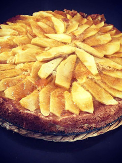 Una foto de Tarta de manzana al horno