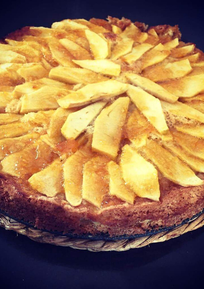 Una foto de Tarta de manzana al horno