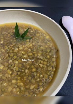 Foto resep Bubur Kacang Ijo Less Santan