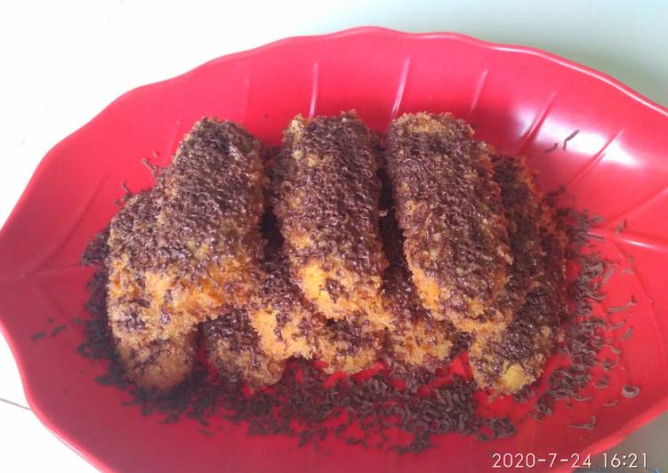 Pisang cokelat kriyuk