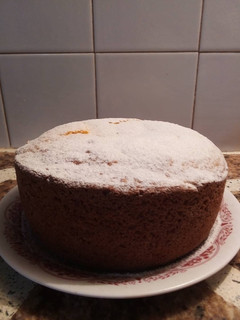Una foto de Torta de zanahoria y naranja