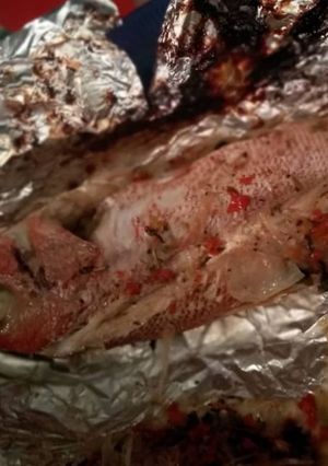 Una foto de Pescado a la brasa