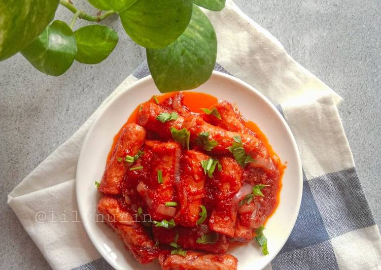 Resep Sosej bersambal, Lezat