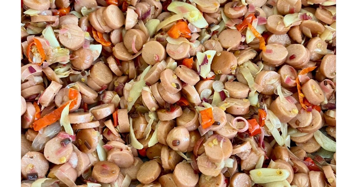 Tumis Sosis Kecombrang