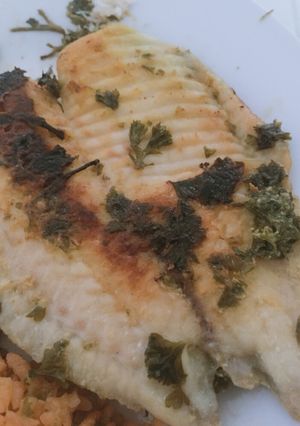 Una foto de Filete de Pescado a la Mostaza