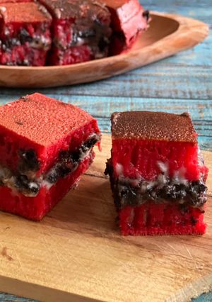 Foto resep Terangbulan Redvelvet Cheese Cream