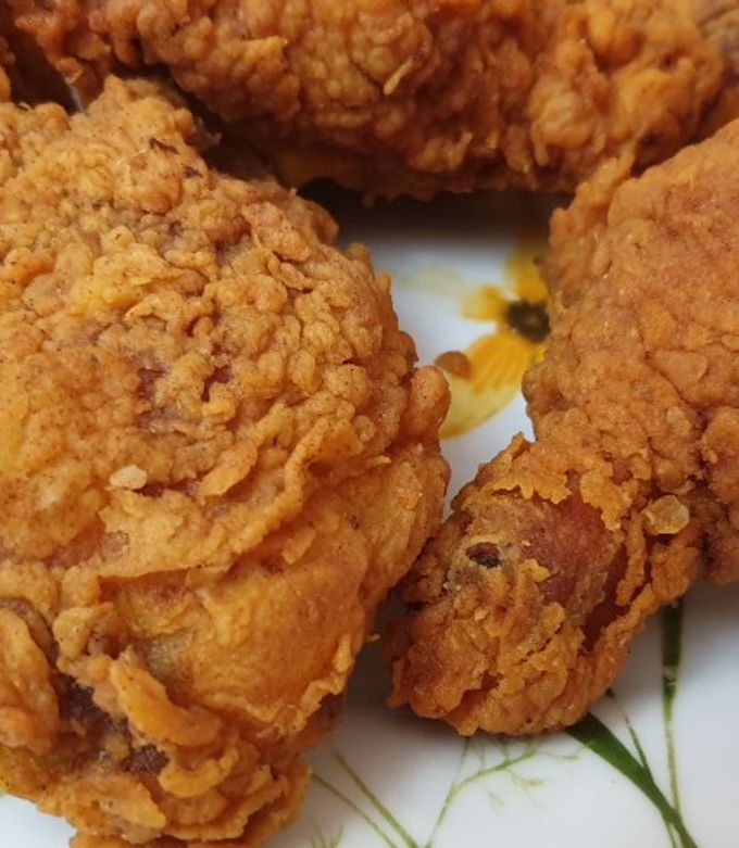 صورة لوصفة دجاج كنتاكي المقرمش. وصفة مضمونة وناجحة 🍗