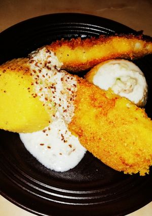 O poză a rețetei Șalău (file) în crustă crispy de mălai.