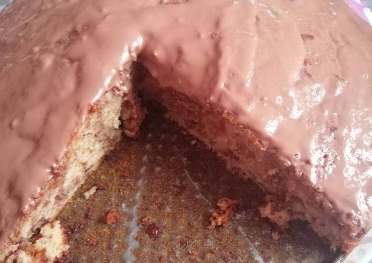 Bizcocho de natillas y chocolate!!!!