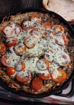 Una foto de Tarta de carne y papas ralladas (sin masa)
