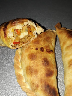 Una foto de Empanadas de soja texturizada 🥟