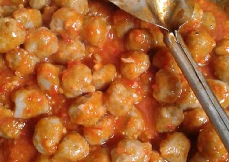 Baso pentol ekstra pedas