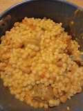 Middle-eastern curry and sausage