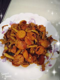 عکسی از دستور سوسیس بندری