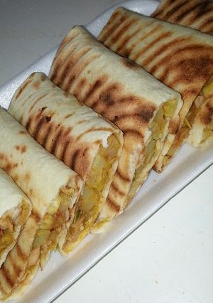 صورة لوصفة ساندويش الطاجين