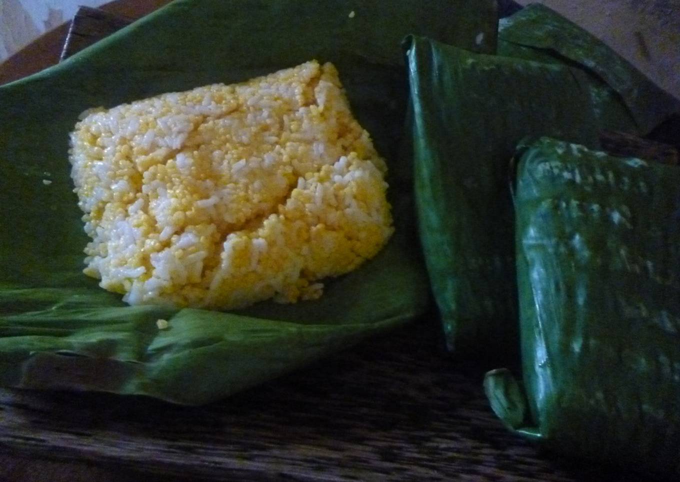 Nasi Jagung Istimewa (special roasted corn rice)