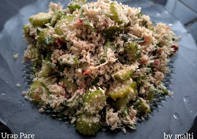 Ini dia! Resep enak bikin Urap Pare Kecil (Pare Hutan) dijamin enak