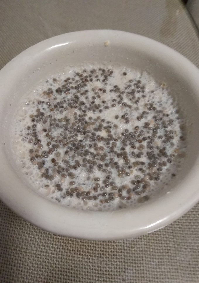 Una foto de Postre de polvo de plátano y avena (vegano y sin azúcar)