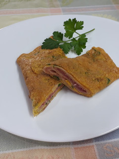 Una foto de Omelette con fiambres