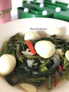 Foto resep Tumis Kangkung Telur Puyuh