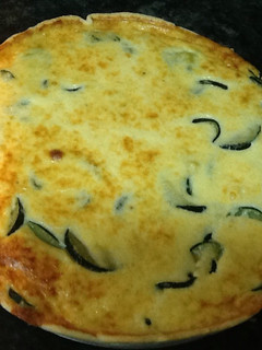 Una foto de Quiche de calabacín y queso parmesano