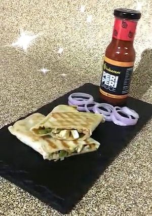 पैरी पैरी पनीर रेप रेसिपी मुख्य फोटो