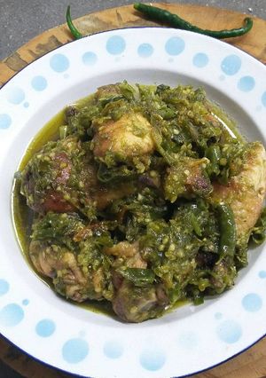 Foto resep Ayam Cabe ijo simple