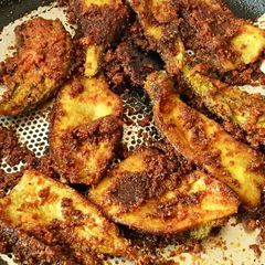 Karela fry A picture of Karela fry.