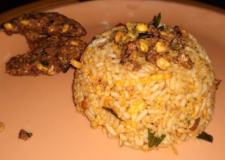 Simple Way to Prepare Quick Vangi bath/brinjal rice